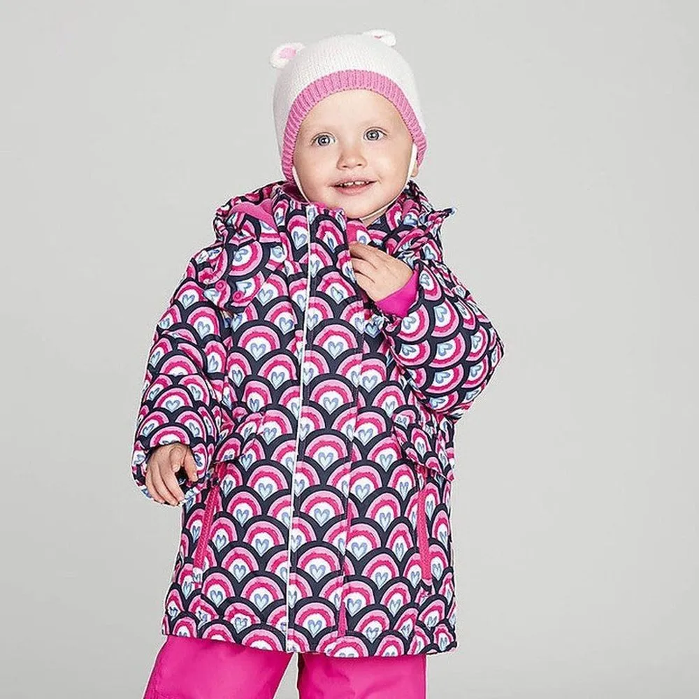 Lovely Rainbows Snow Coat