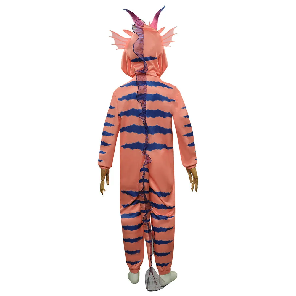 Luck The Dragon Cosplay Costume Jumpsuit Pajamas Sleepwear Outfits Halloween Carnival Suit
