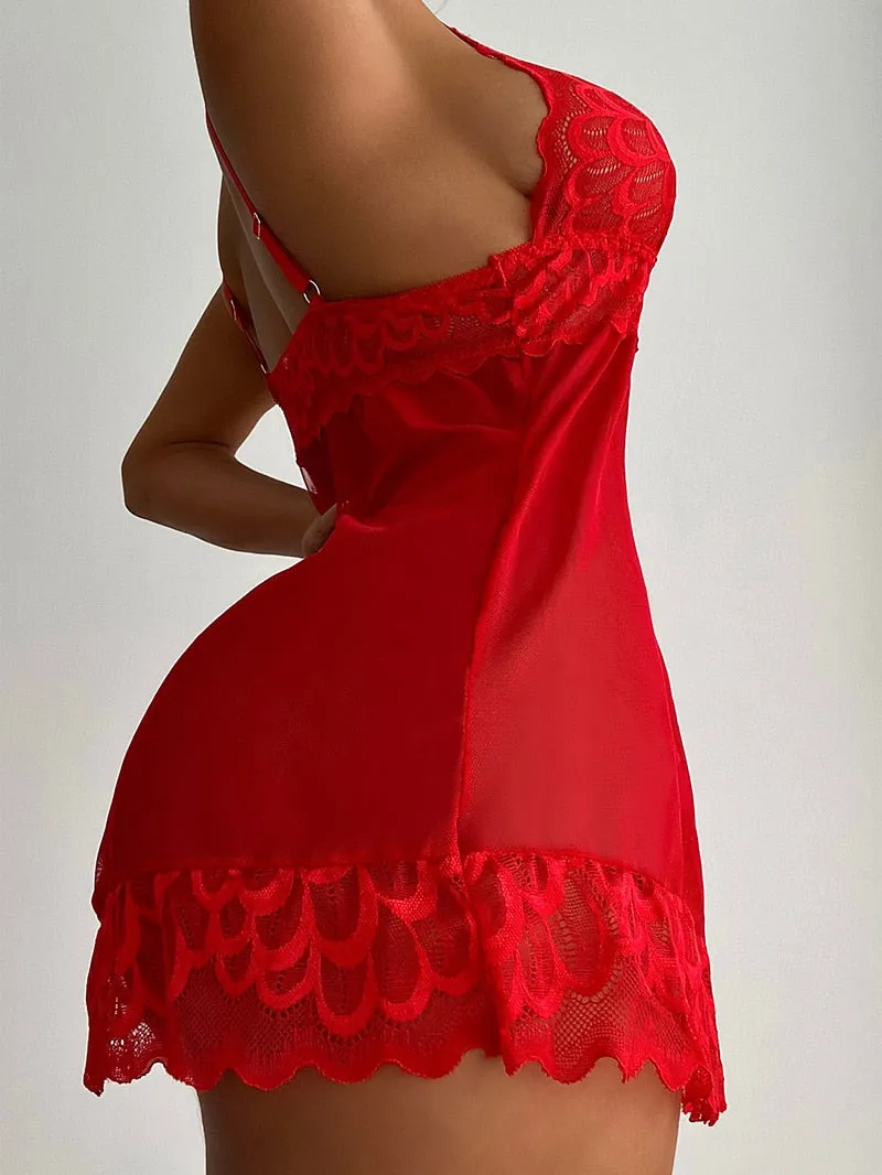 Luxe Ellolace Nightdress