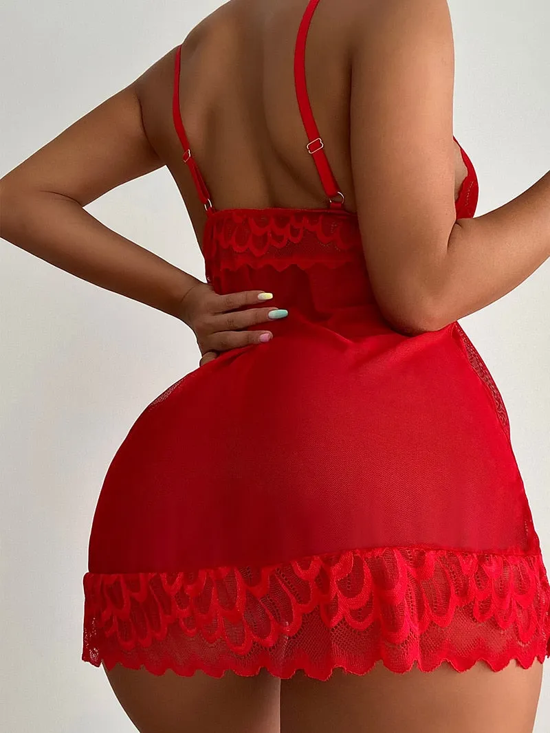 Luxe Ellolace Nightdress
