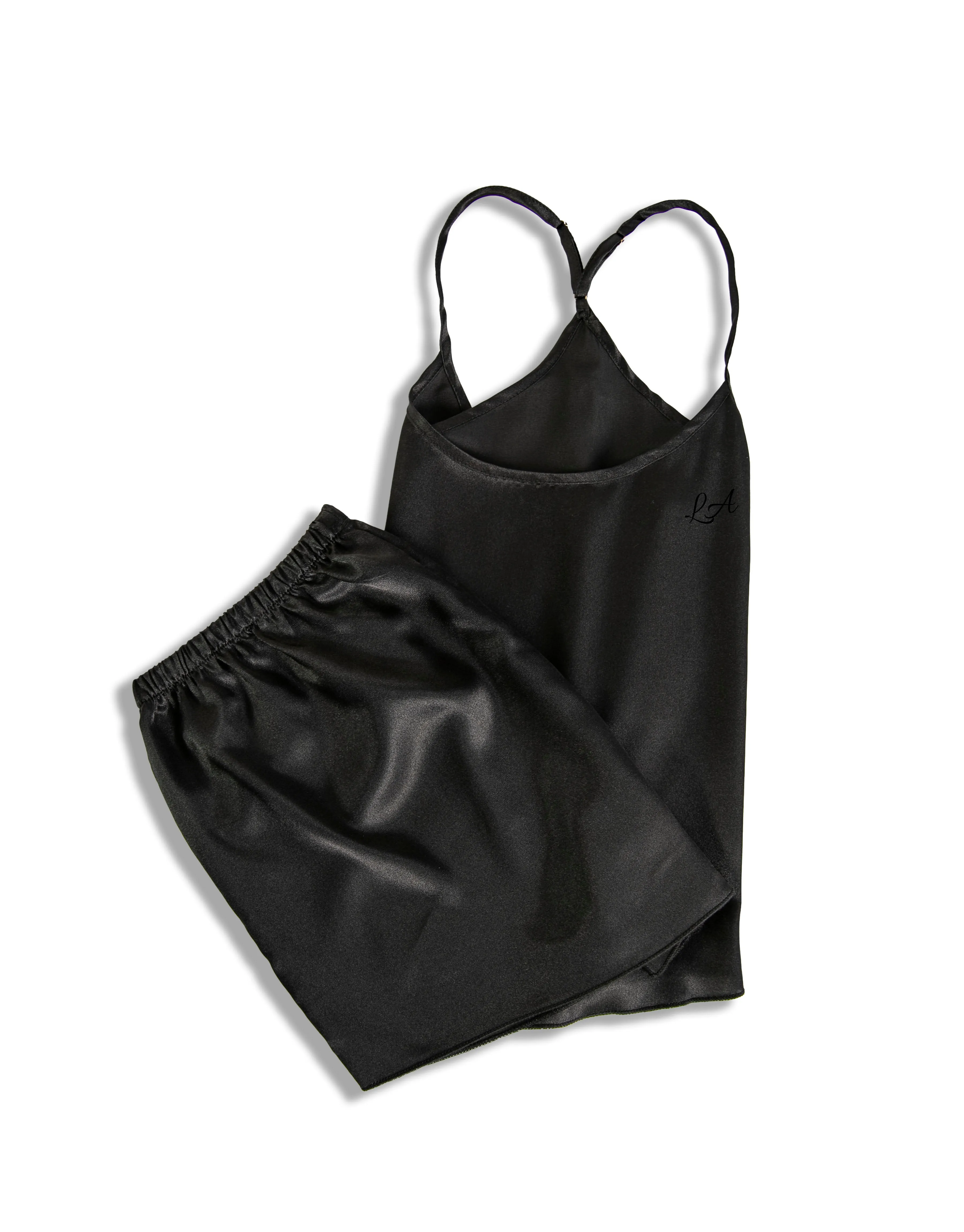 Luxe Silky Camisole Set - White
