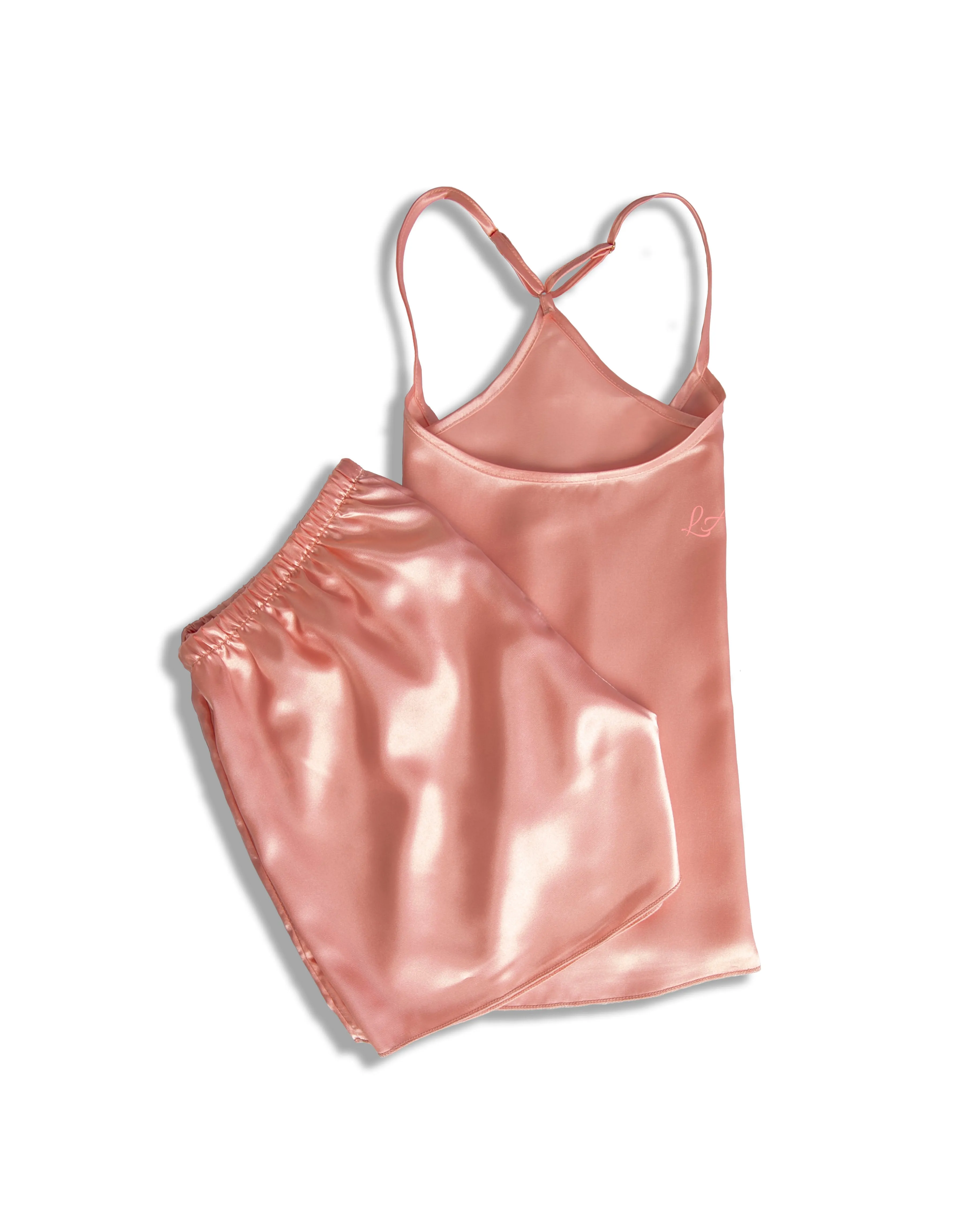 Luxe Silky Camisole Set - White