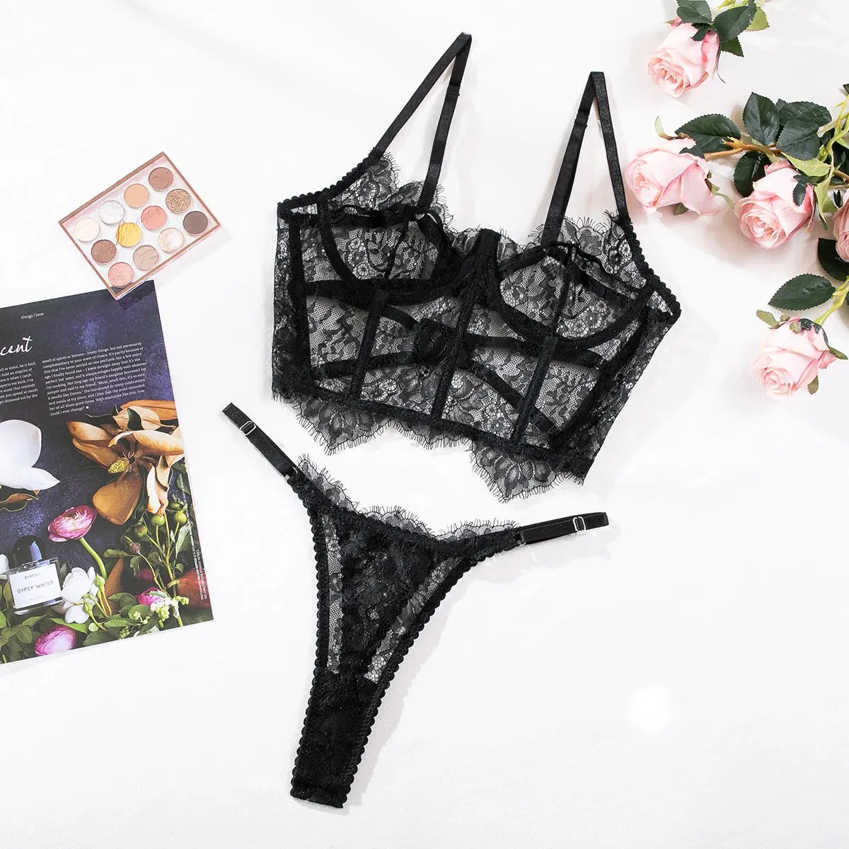 Luxe Sugar Lace Ensemble