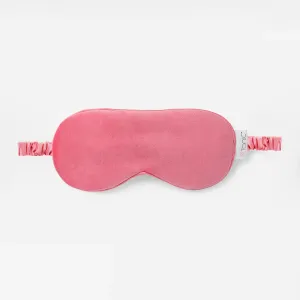 Luxe Velvet Eye Mask- Coral