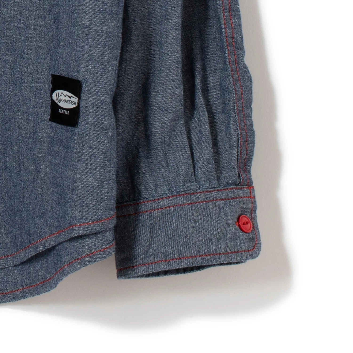 MANASTASH | マナスタッシュ　POINT COL WORK SHIRTS