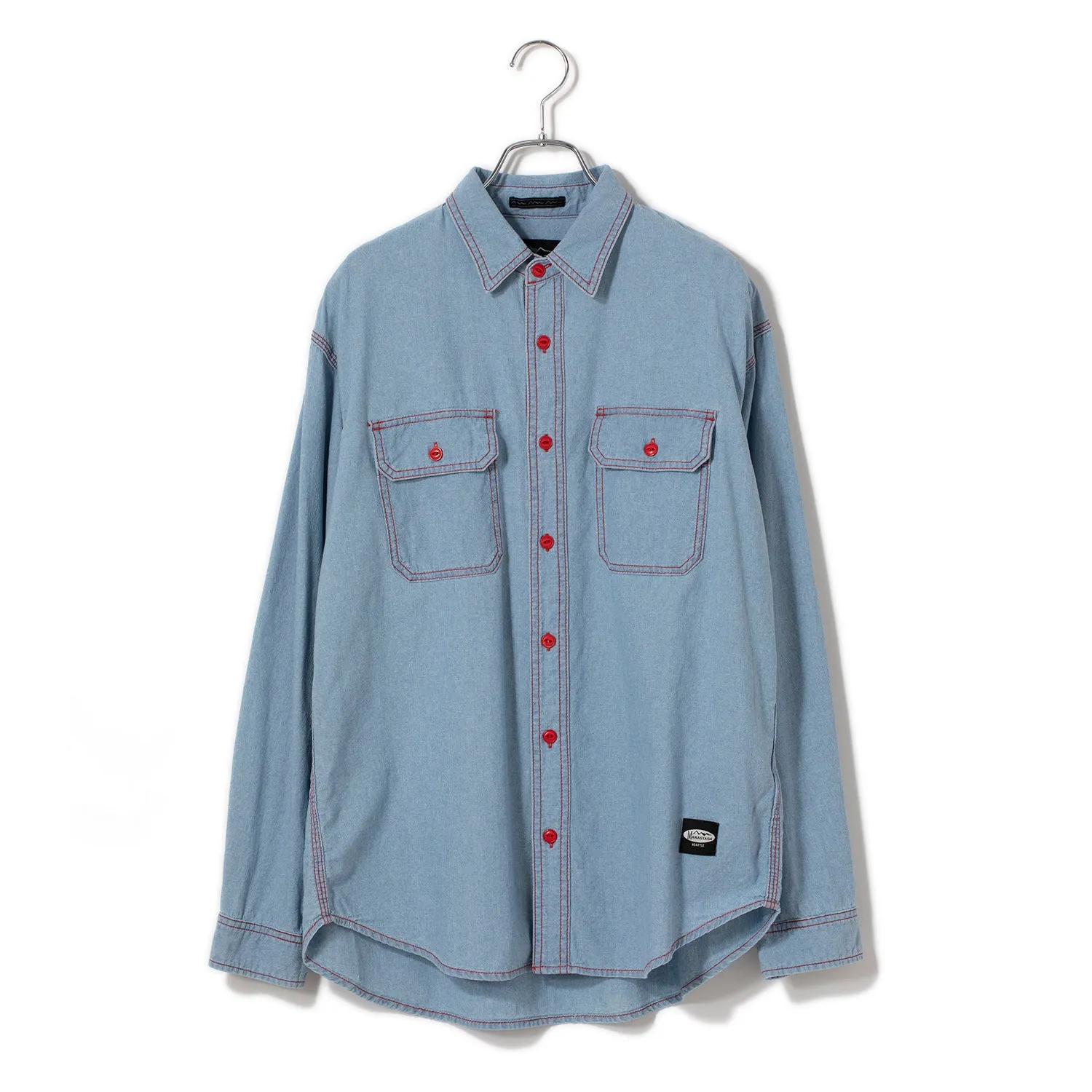 MANASTASH | マナスタッシュ　POINT COL WORK SHIRTS