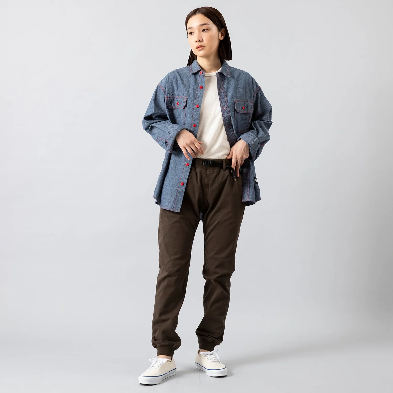 MANASTASH | マナスタッシュ　POINT COL WORK SHIRTS