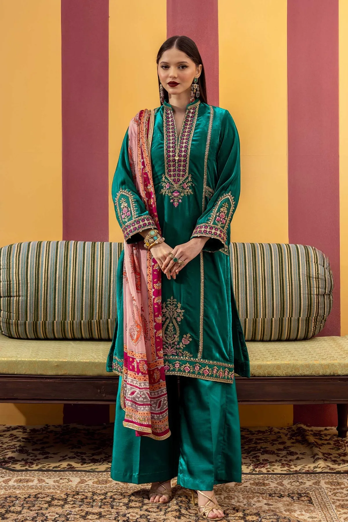 Maria B Basics Festive Collection | MB-USW24-604