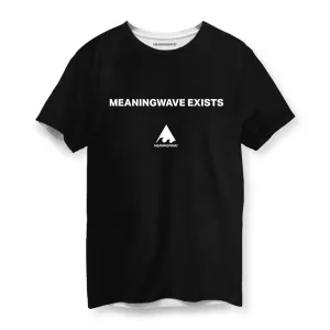 MEANINGWAVE EXISTS Men's Cotton T-Shirt