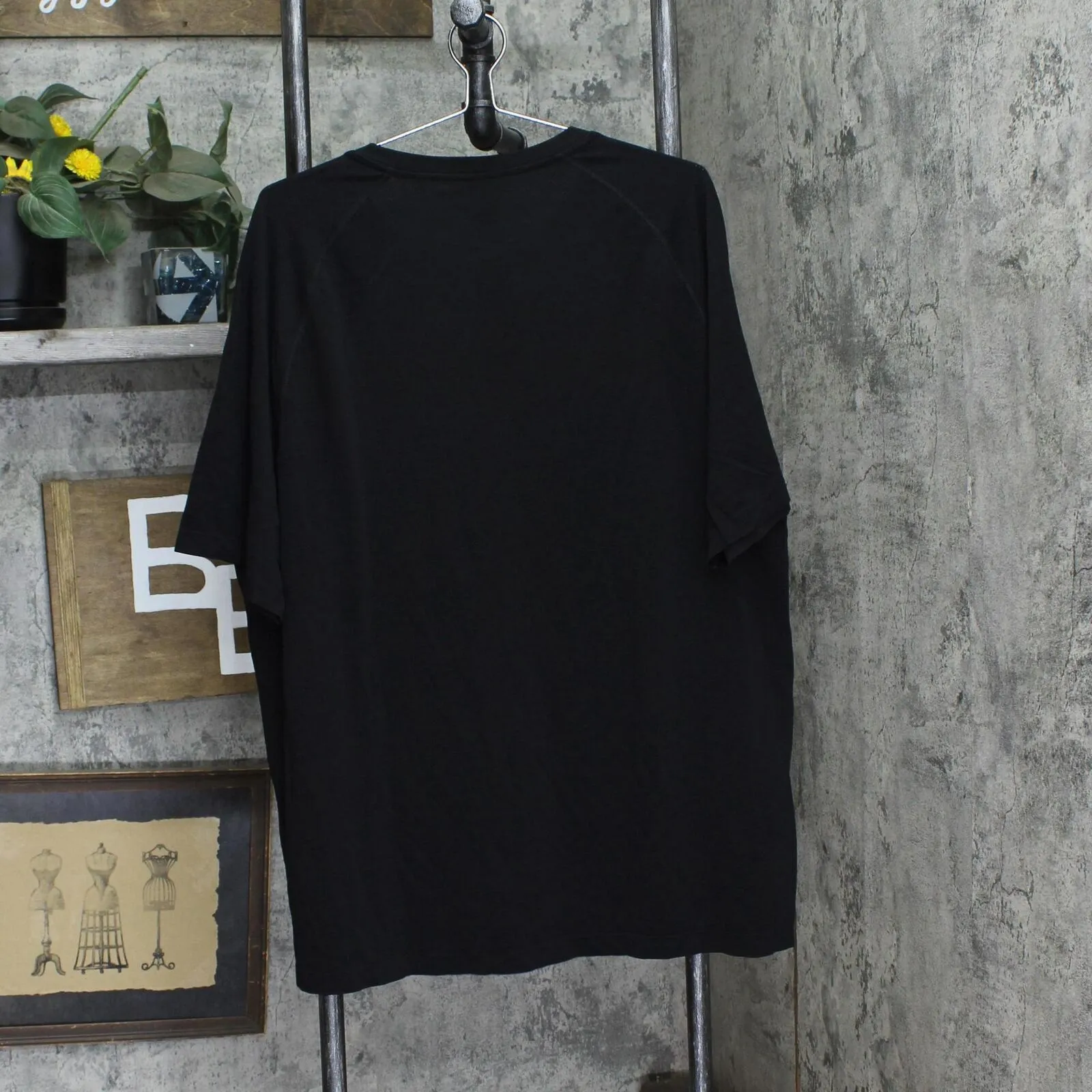 Member's Mark Mens Work It Out Active T-Shirt Tee Black 2XL