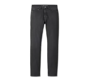 Men's Harley-Davidson Tapered Jean - Washed Black Denim