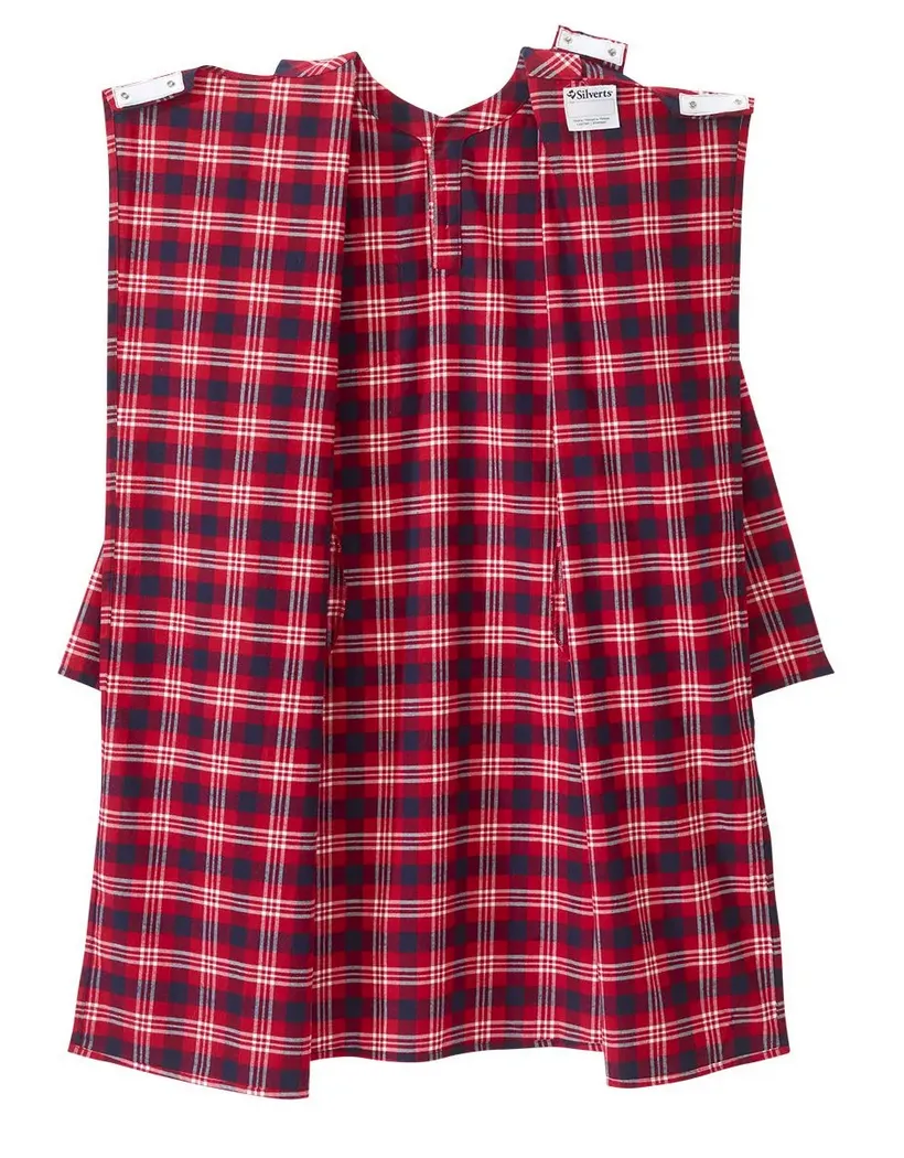 Men's Open Back Nightgown for Elderly