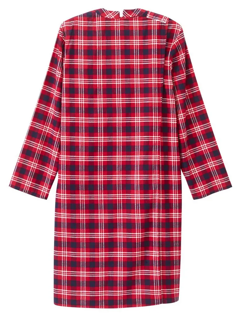 Men's Open Back Nightgown for Elderly