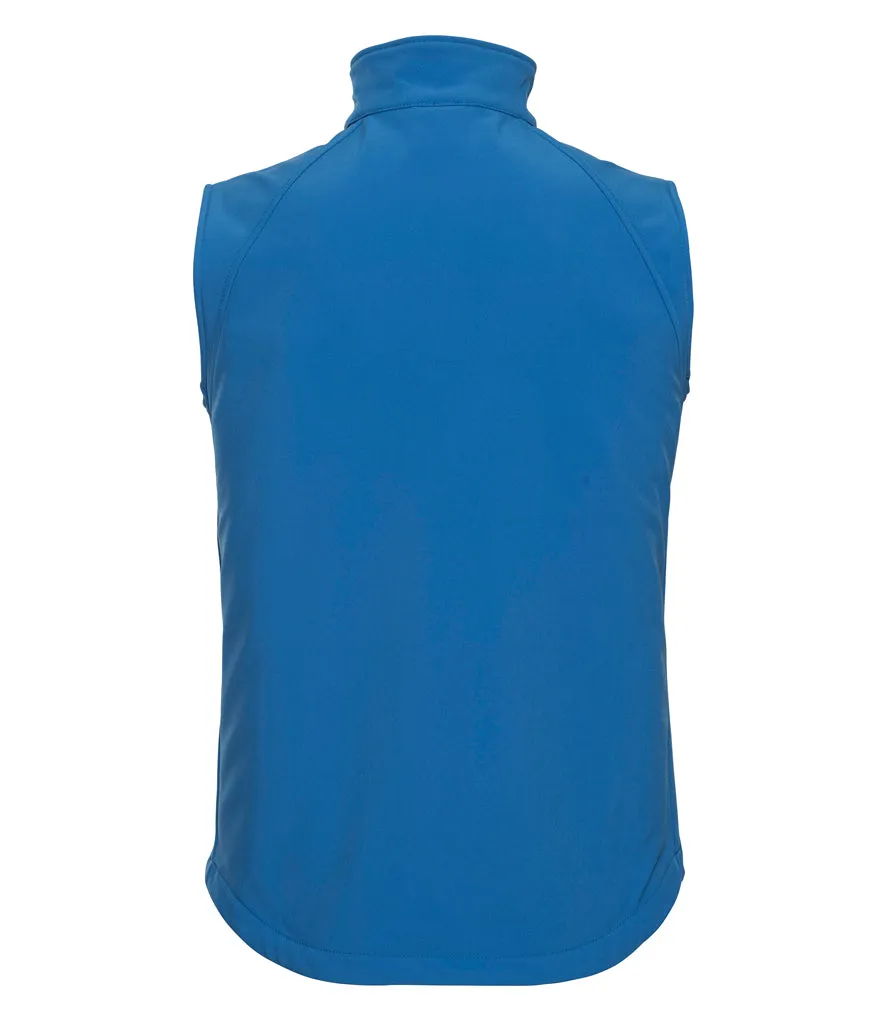 Men's Premium 3 Layer Soft Shell Gilet - Azure