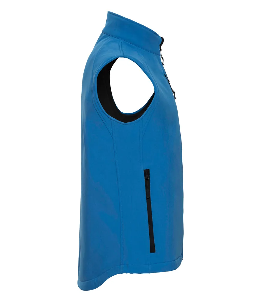 Men's Premium 3 Layer Soft Shell Gilet - Azure