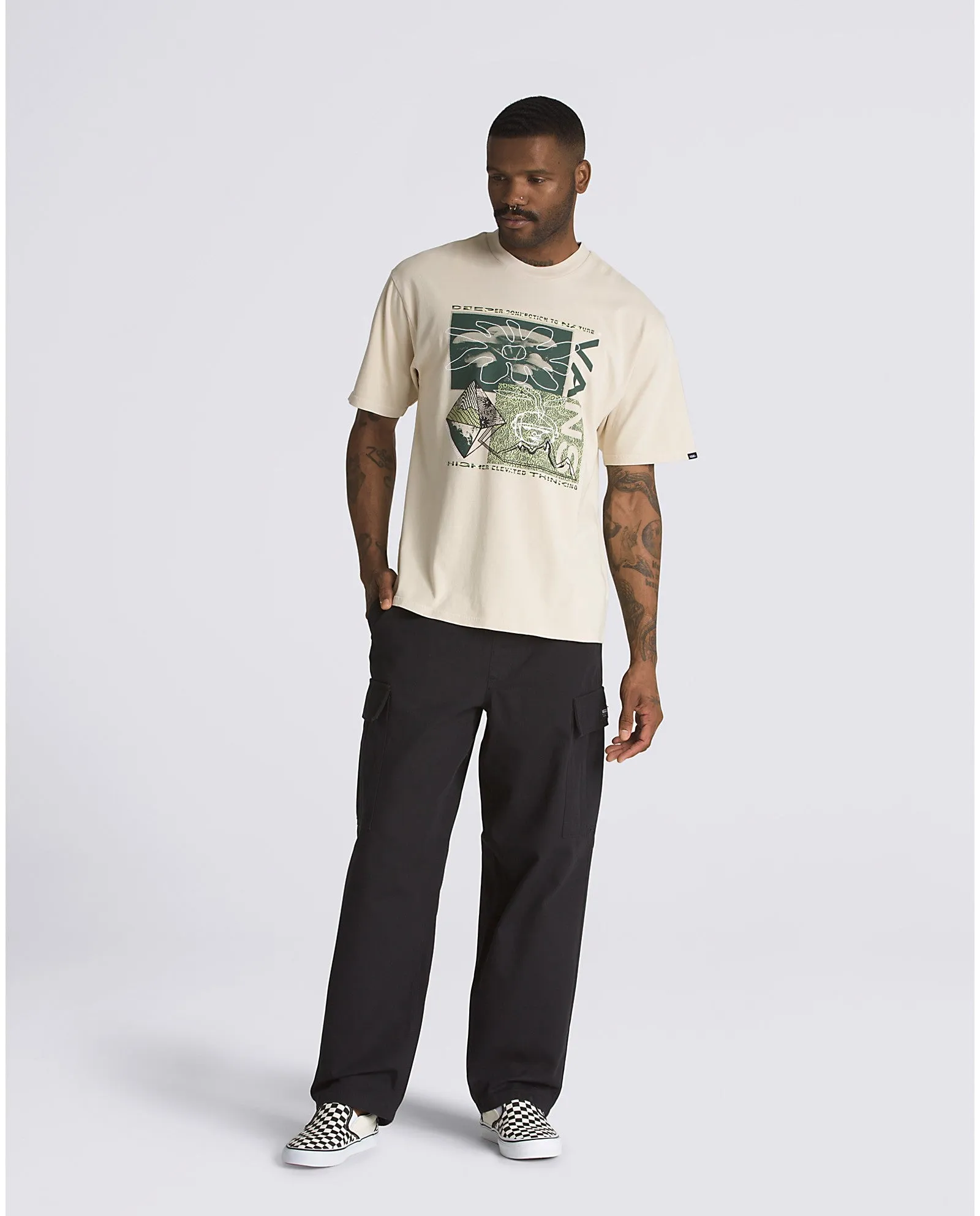 Men's Range Cargo Baggy Tapered Elastic Pants