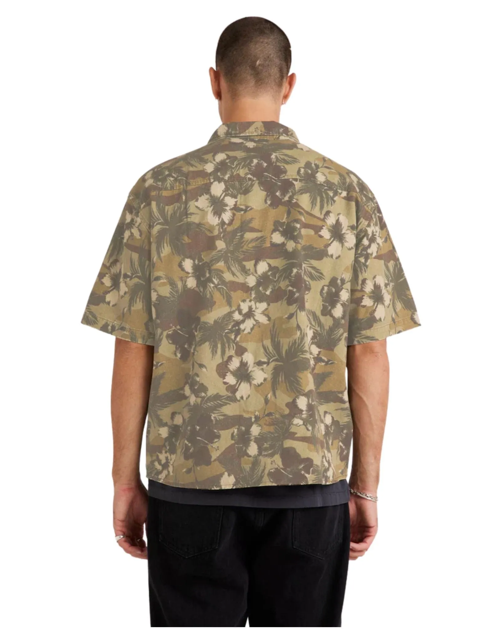 Mens Rover Ss Shirt - Camo