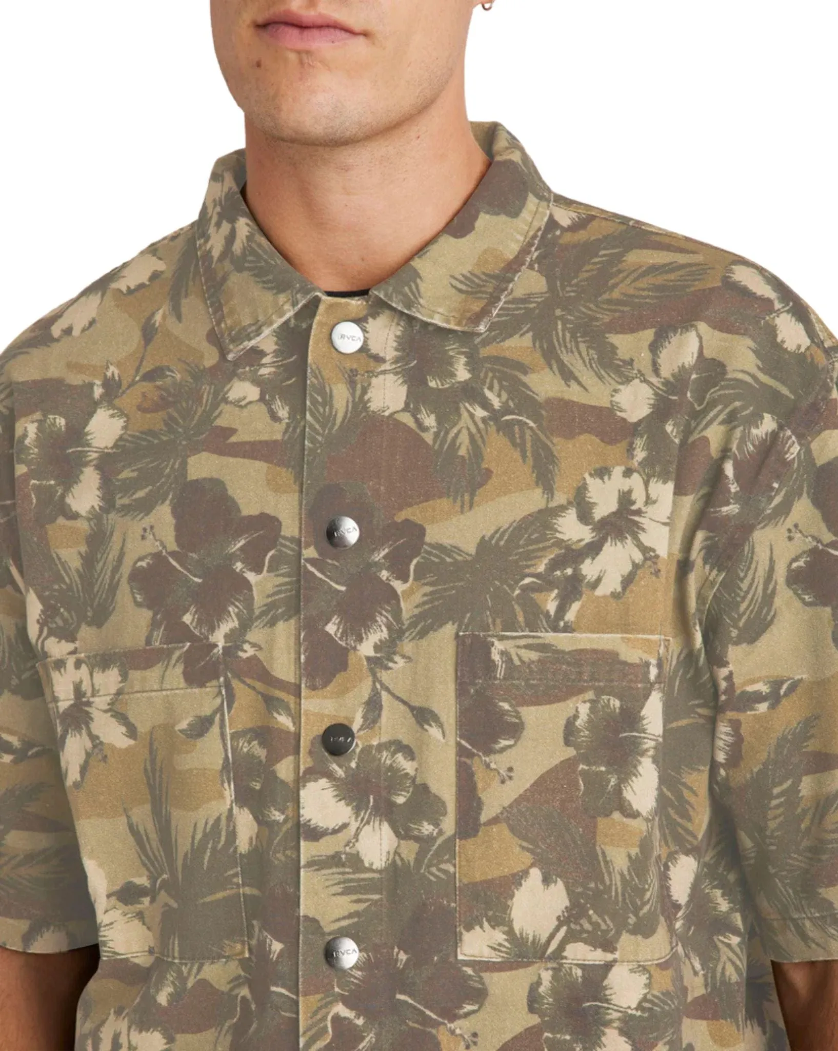 Mens Rover Ss Shirt - Camo