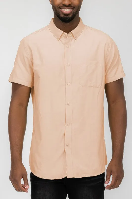 Men's Short Sleeve Button Down Shirts