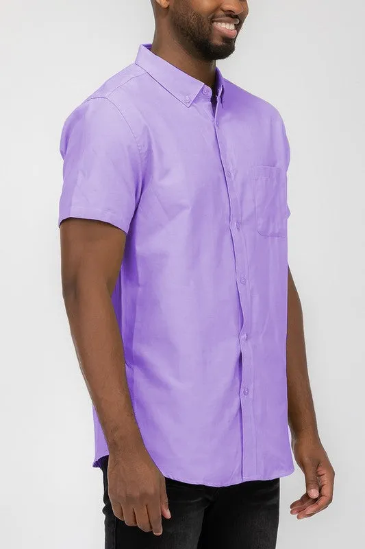 Men's Short Sleeve Button Down Shirts
