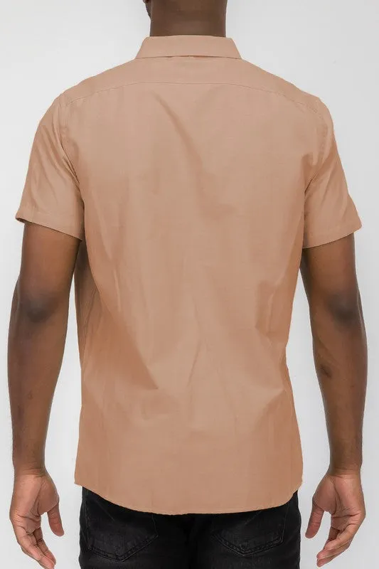Men's Short Sleeve Button Down Shirts