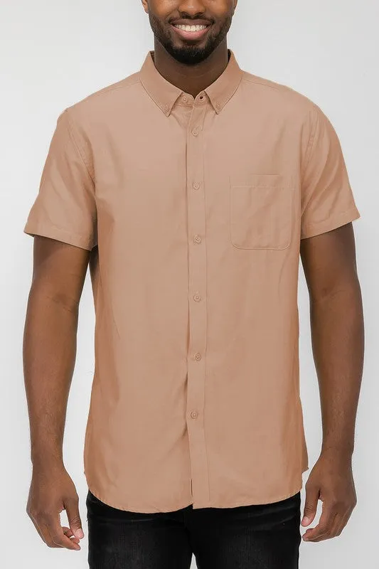 Men's Short Sleeve Button Down Shirts