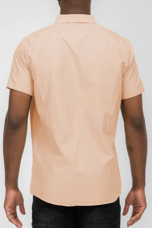 Men's Short Sleeve Button Down Shirts