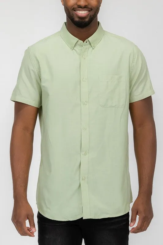Men's Short Sleeve Button Down Shirts