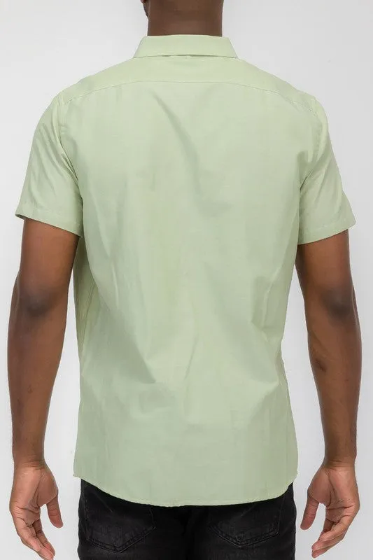 Men's Short Sleeve Button Down Shirts