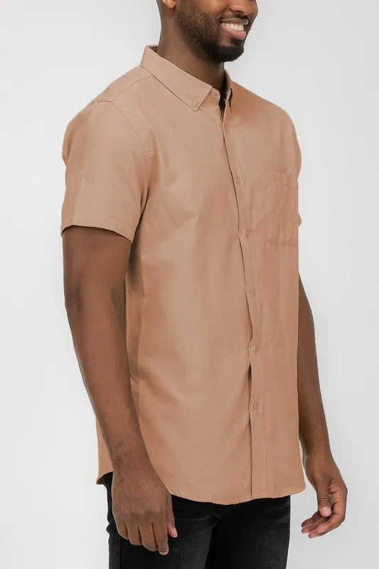 Men's Short Sleeve Button Down Shirts