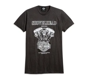 Men's Shovelhead Engine T-shirt - Black