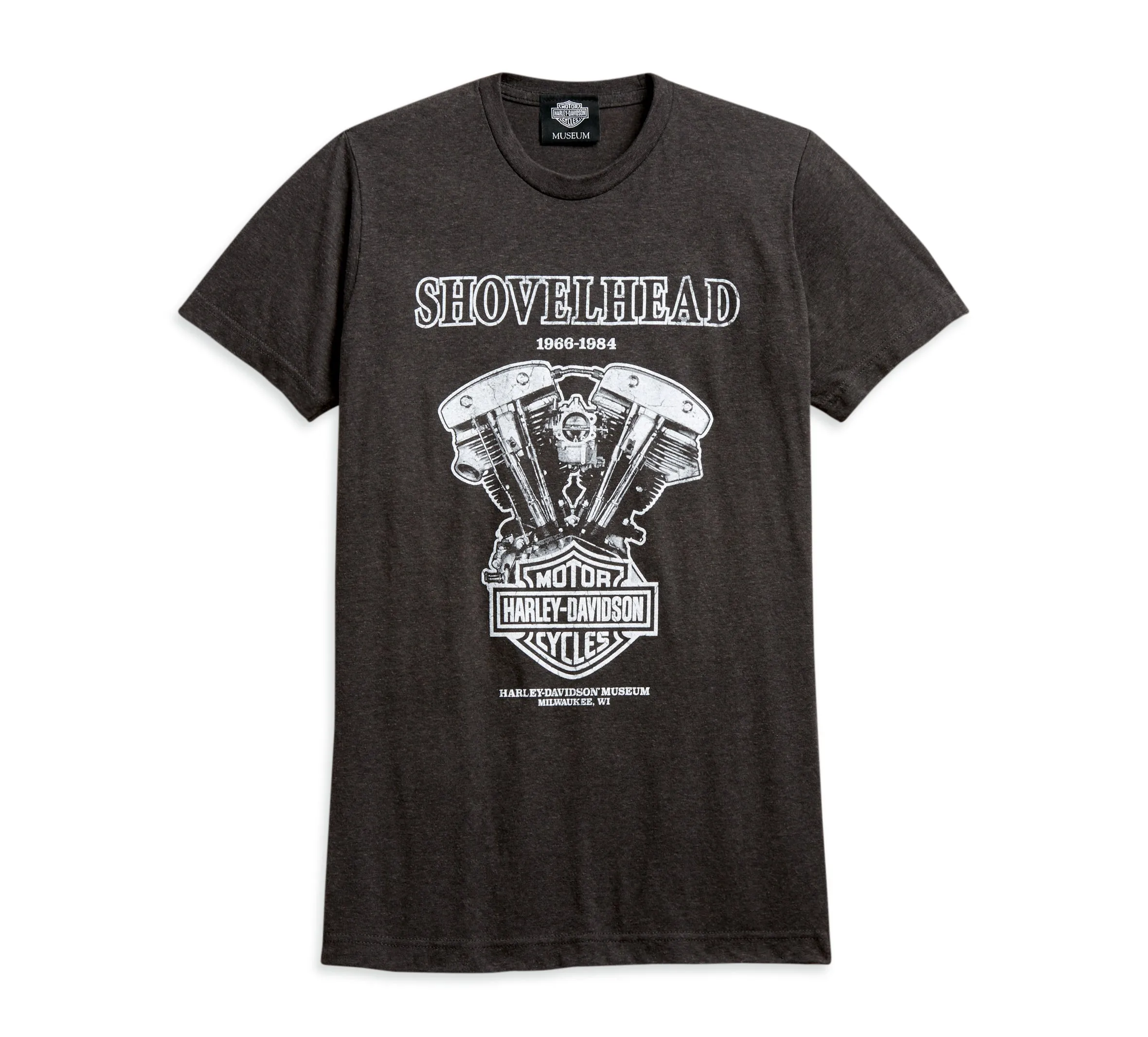 Men's Shovelhead Engine T-shirt - Black