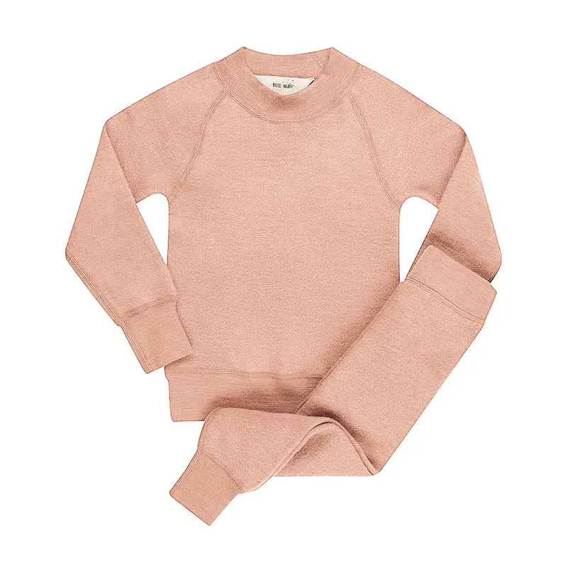Merino Fleece 2-Piece Set Salmon
