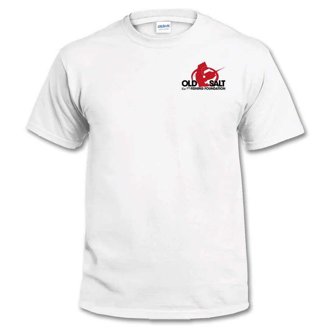 Merry Fishmas - Short Sleeve Cotton Tee - White
