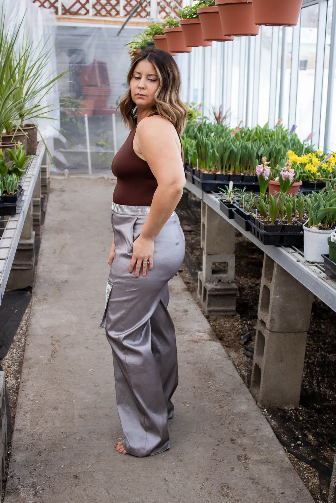 Metallica Rhinestone Cargo Pants