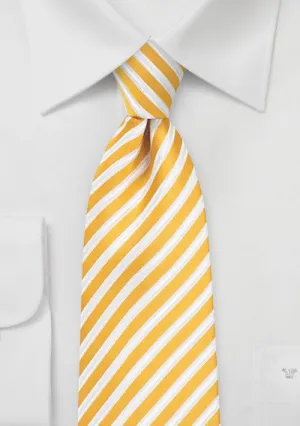 Meyer Lemon Summer Striped Necktie