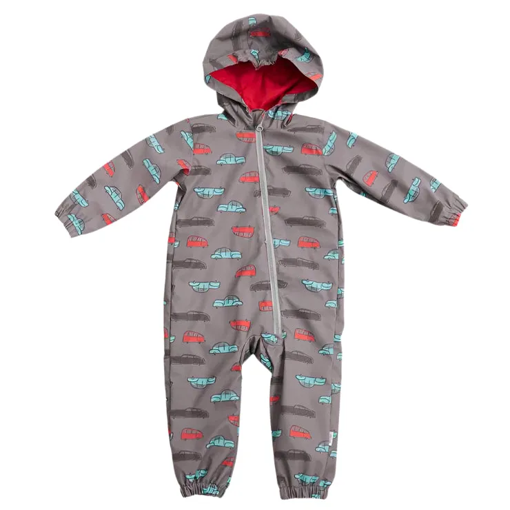 M.I.D. Baby Boys’ Waterproof Pram Suit – Car Print, Sizes 6M to 24M