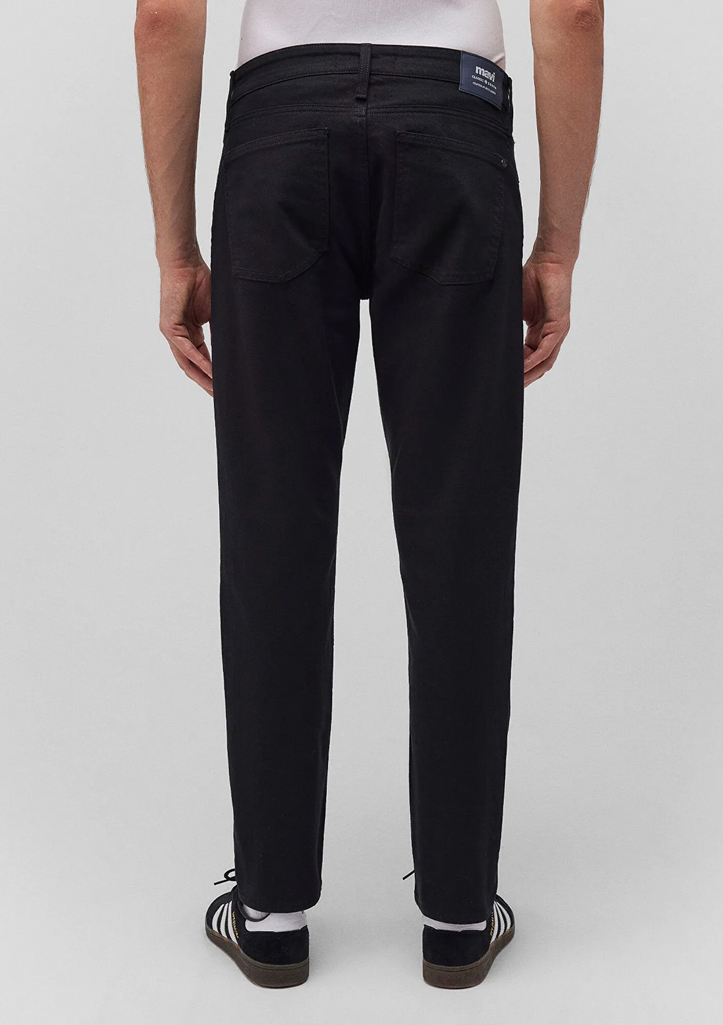 Milan Black Classic Denim Jean Pants
