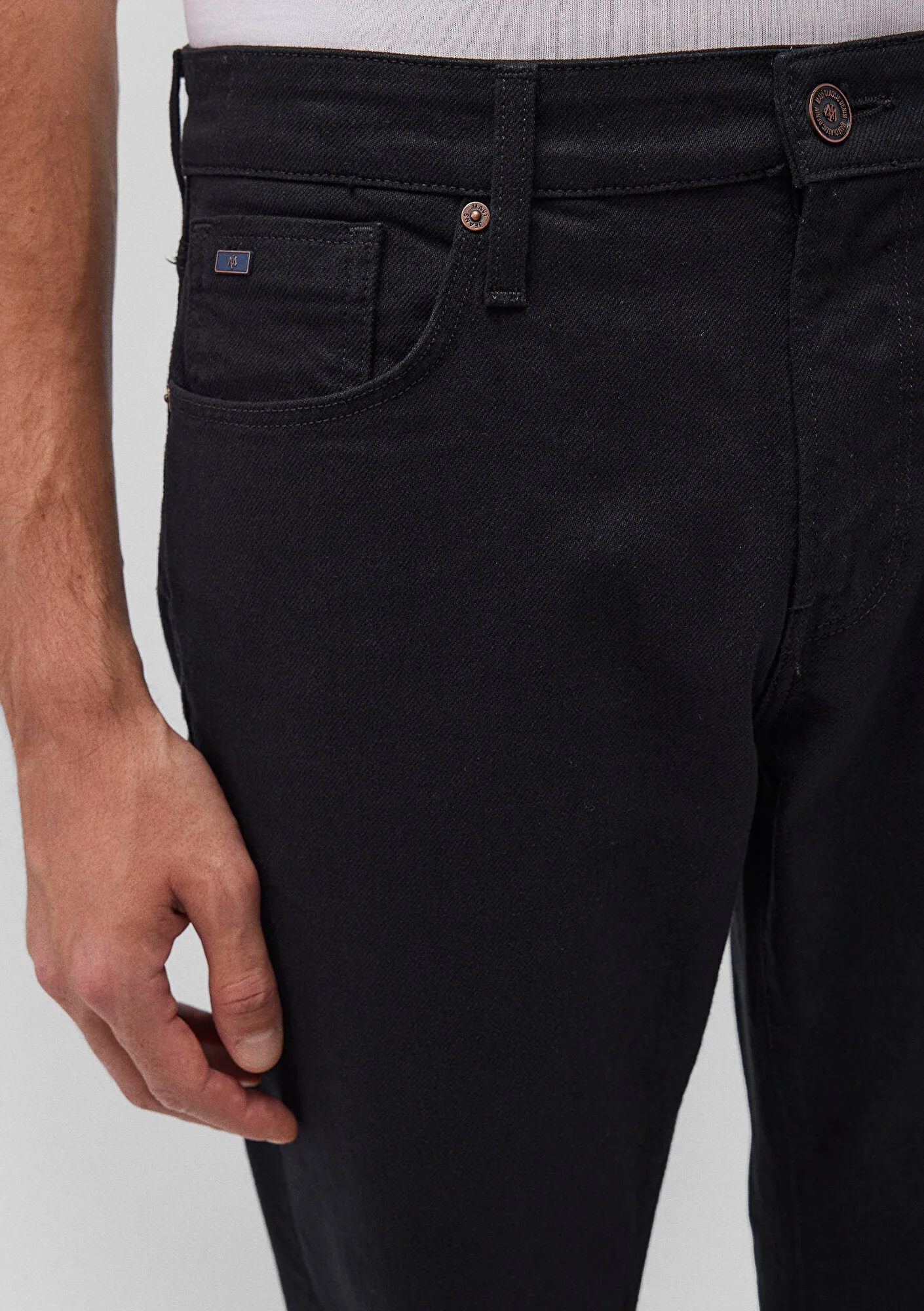 Milan Black Classic Denim Jean Pants