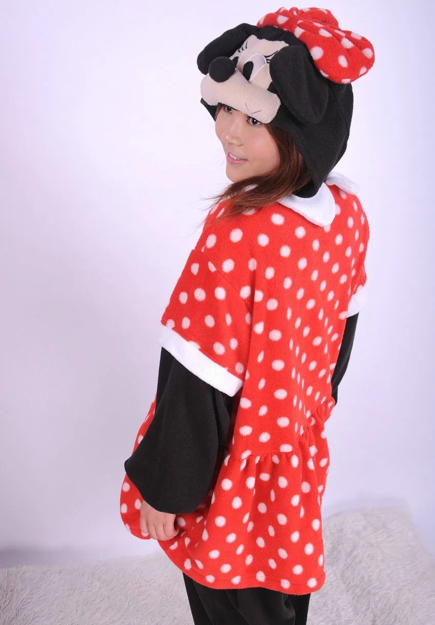 Minnie Mouse Kigurumi Animal Onesie Pajamas Costumes