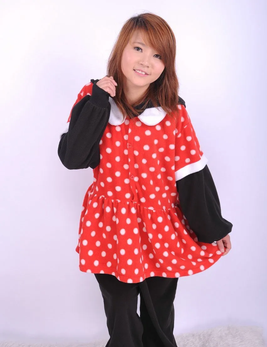 Minnie Mouse Kigurumi Animal Onesie Pajamas Costumes