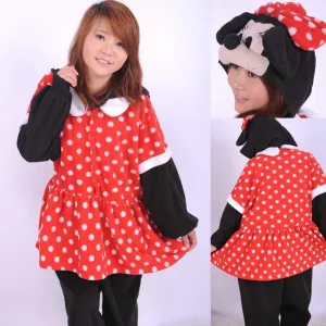 Minnie Mouse Kigurumi Animal Onesie Pajamas Costumes