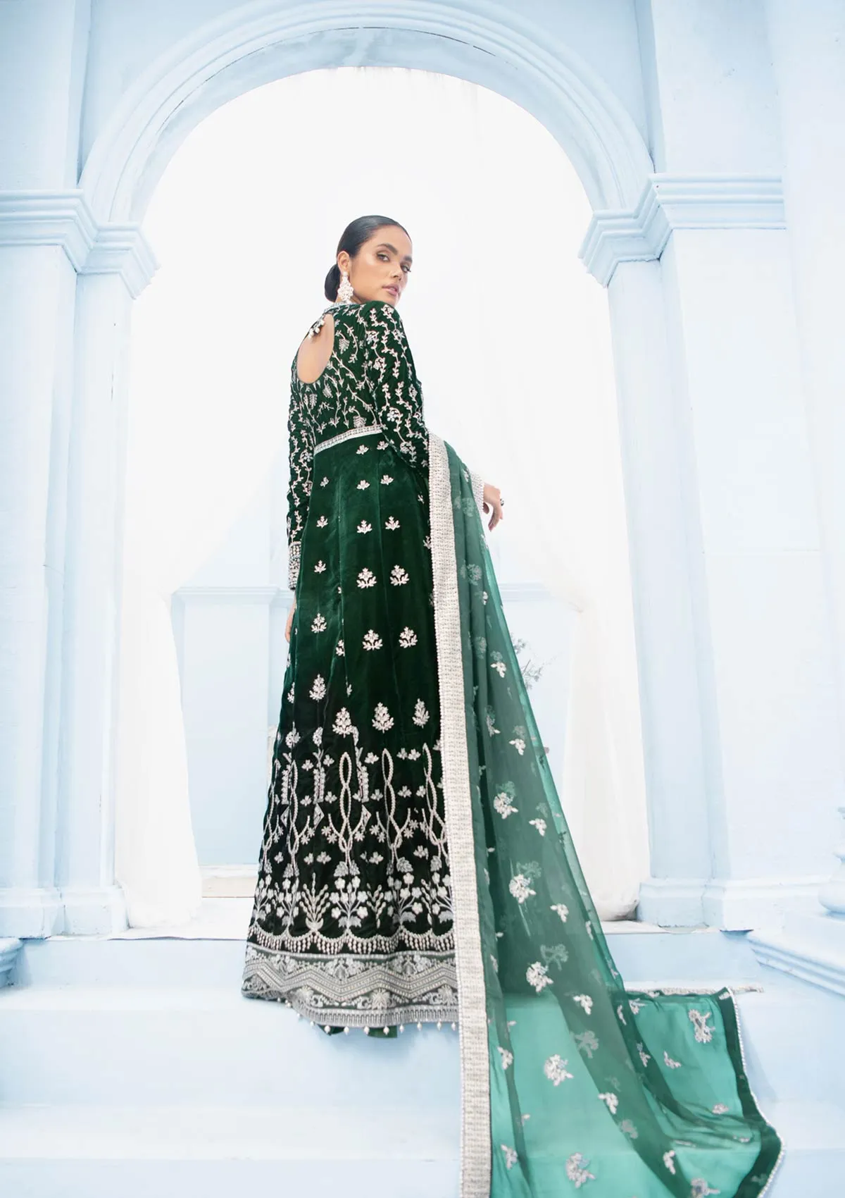 MON AMOUR - LOOK 01 | AIK Atelier Mon Amour Velvet 2021  Unstitched Embroidered Velvet Suits