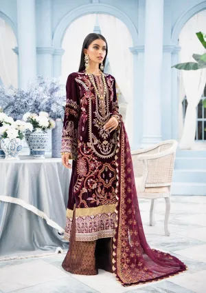 MON AMOUR - LOOK 05 | AIK Atelier Mon Amour Velvet 2021  Unstitched Embroidered Velvet Suits
