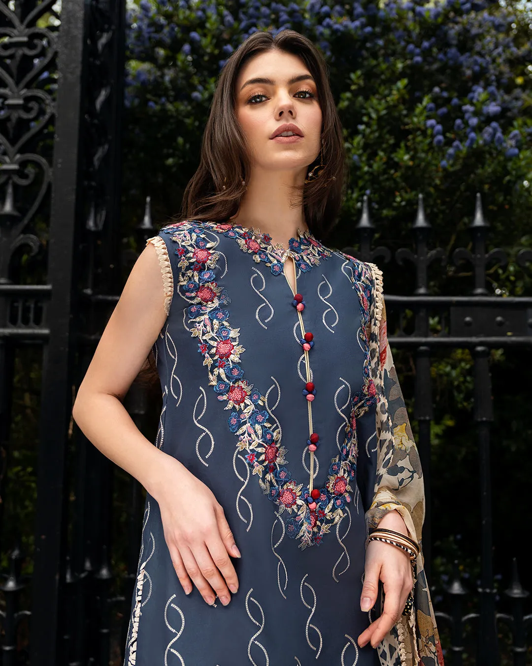 Mushq Luxury Lawn Embroidered Suits Unstitched PETALE SYMPHONY