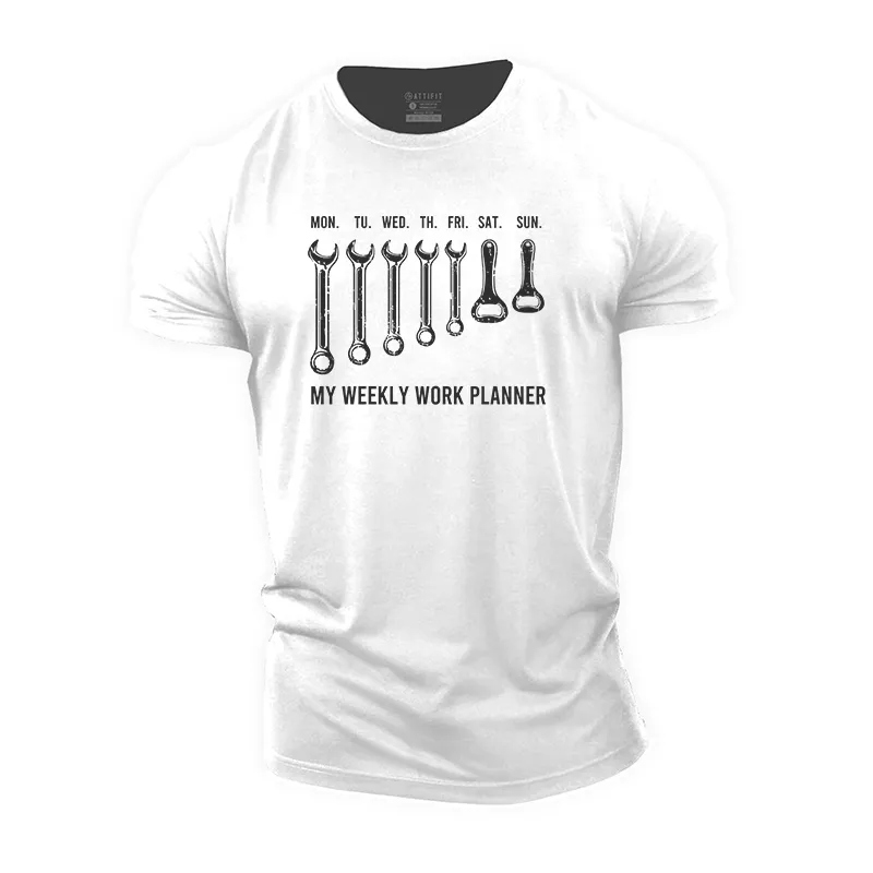 My Weekly Work Planner Cotton T-Shirt