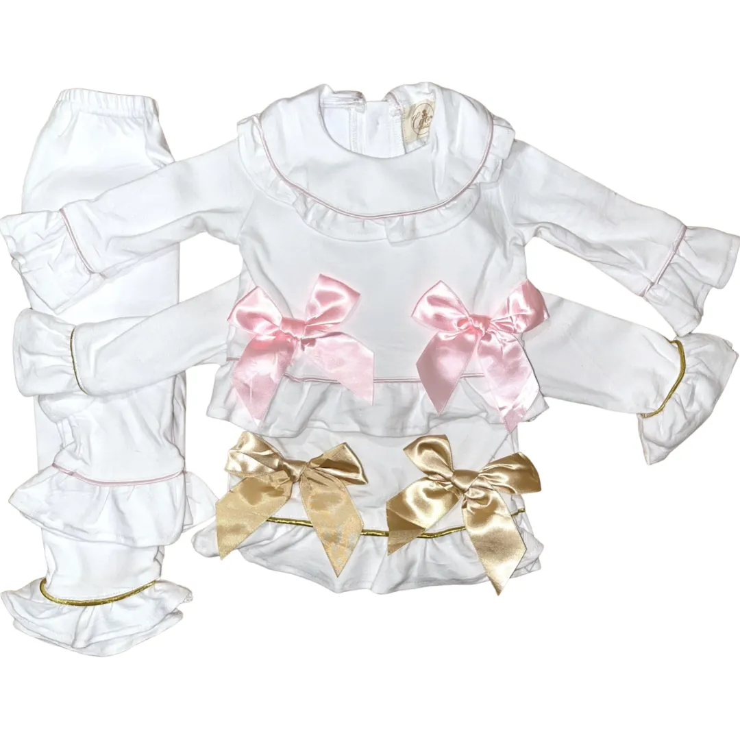 Name on collar - girls luxe pyjamas 🤍