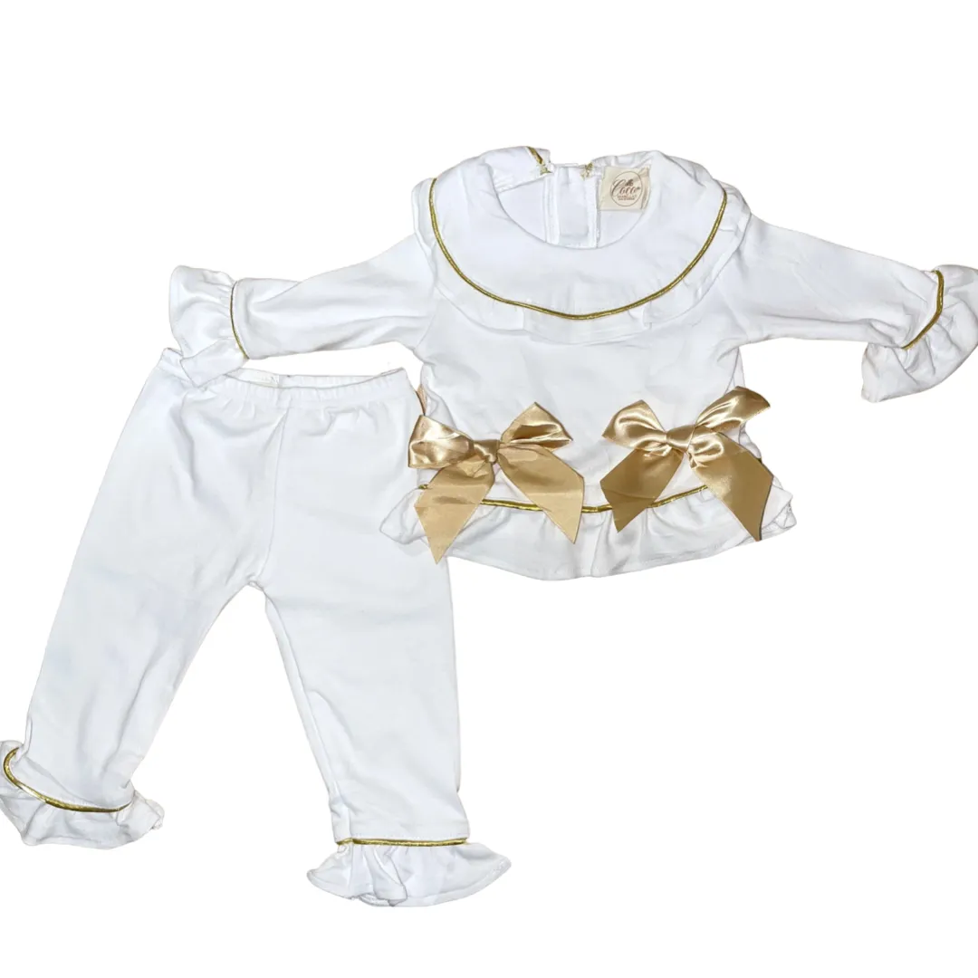 Name on collar - girls luxe pyjamas 🤍
