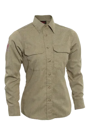 National Safety Apparel Drifire Tecgen Womens FR Work Shirt, 8 cal/cm²