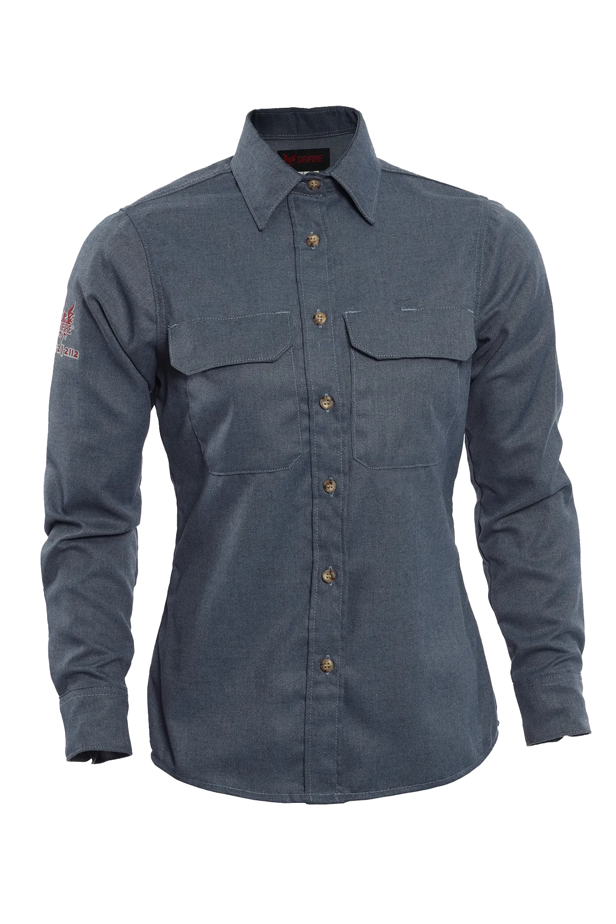National Safety Apparel Drifire Tecgen Womens FR Work Shirt, 8 cal/cm²